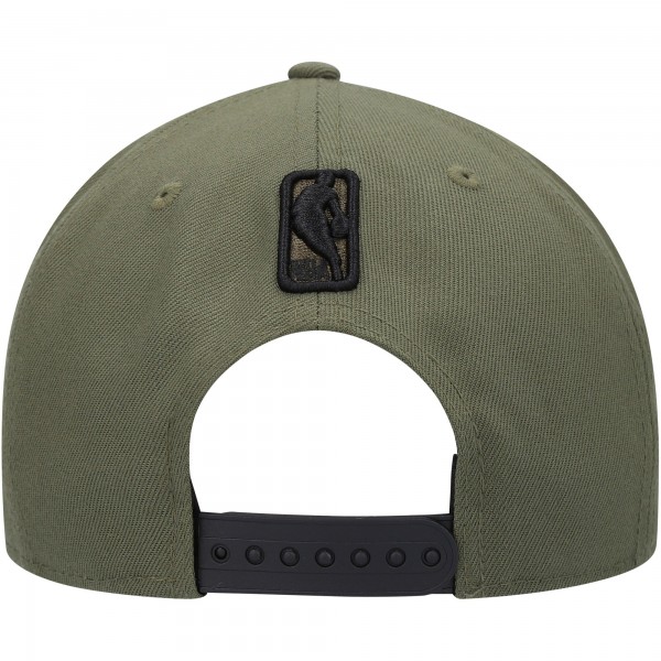 Бейсболка Portland Trail Blazers New Era 9FIFTY - Olive