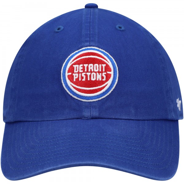 Бейсболка Detroit Pistons Logo Clean Up - Blue - официальный мерч NBA
