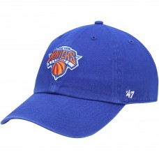 New York Knicks 47 Logo Clean Up Adjustable Hat - Blue