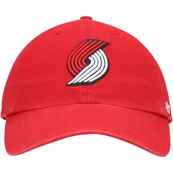Бейсболка Portland Trail Blazers Logo Clean Up - Red - официальный мерч NBA