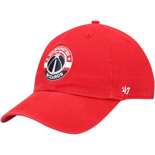Бейсболка Washington Wizards Logo Clean Up - Red - официальный мерч NBA
