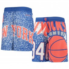 Детские шорты New York Knicks Mitchell & Ness Hardwood Classics Jumbotron - Blue