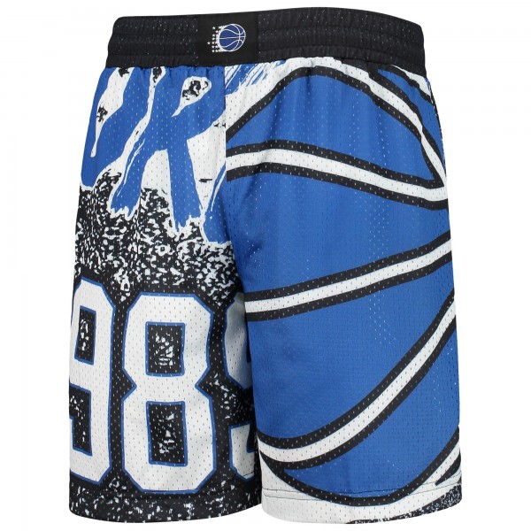 Детские шорты Orlando Magic Mitchell & Ness Hardwood Classics Jumbotron - Black - атрибутика NBA