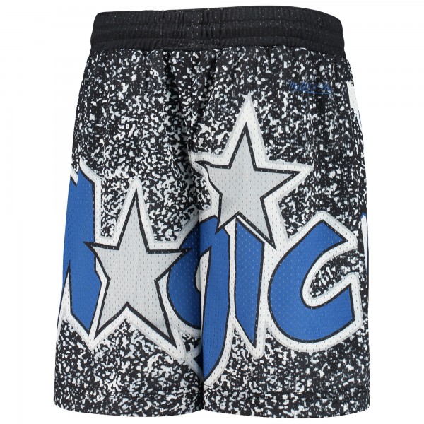 Детские шорты Orlando Magic Mitchell & Ness Hardwood Classics Jumbotron - Black - атрибутика NBA