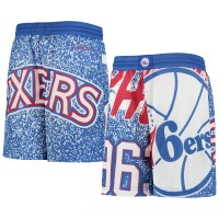 Детские шорты Philadelphia 76ers Mitchell & Ness Hardwood Classics Jumbotron - Royal