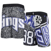 Детские шорты Sacramento Kings Mitchell & Ness Hardwood Classics Jumbotron - Black