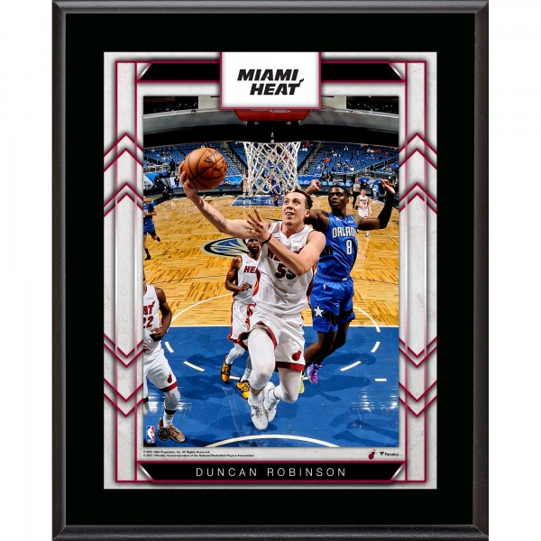 Miami Heat Duncan Robinson Authentic 10 x 13 Sublimated Player Plaque