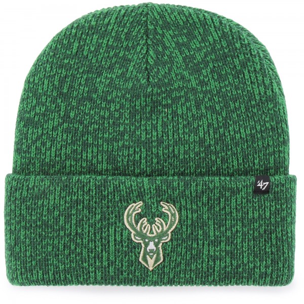 Шапка Milwaukee Bucks 47 Brain Freeze Cuffed Knit - Hunter Green