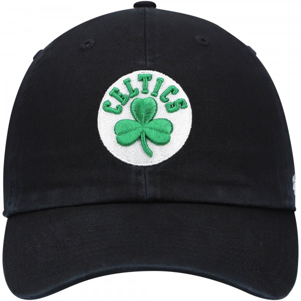 Бейсболка Boston Celtics 47 Black Core Logo Clean Up