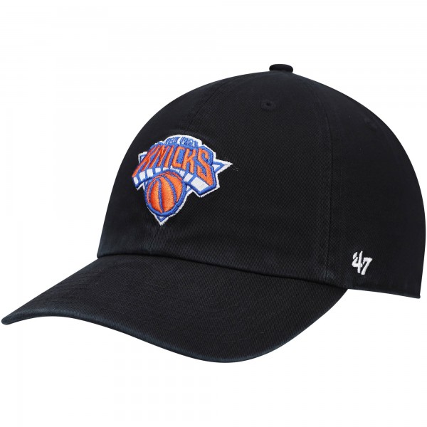 Бейсболка New York Knicks 47 Black Core Logo Clean Up