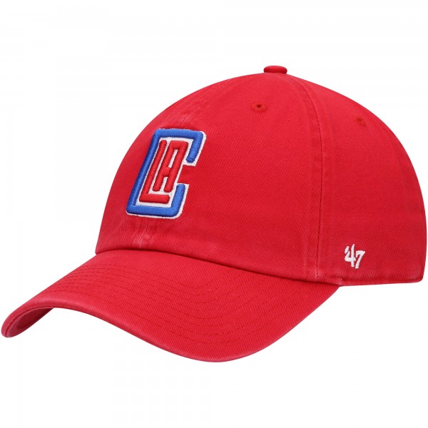 Бейсболка LA Clippers Team Clean Up - Red - официальный мерч NBA