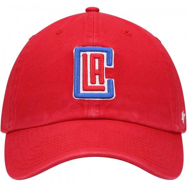 Бейсболка LA Clippers Team Clean Up - Red - официальный мерч NBA