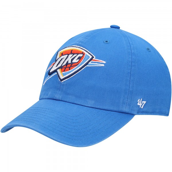 Бейсболка Oklahoma City Thunder Team Clean Up - Blue - официальный мерч NBA