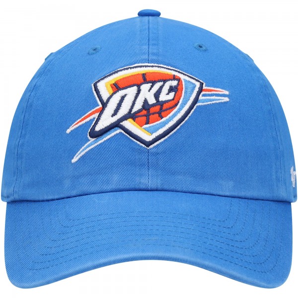 Бейсболка Oklahoma City Thunder Team Clean Up - Blue - официальный мерч NBA