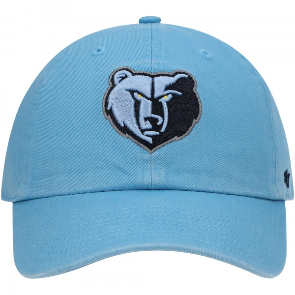 Memphis Grizzlies 47 Team Clean Up Adjustable Hat - Light Blue