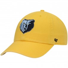 Memphis Grizzlies 47 Team Clean Up Adjustable Hat - Gold