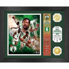 Boston Celtics Bill Russell Highland Mint 13 x 16 Hall of Fame Banner Bronze Coin Photo Mint