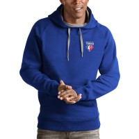 Толстовка с капюшоном Philadelphia 76ers Antigua NBA 75th Anniversary Victory - Royal