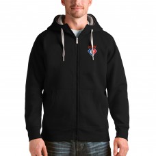 Толстовка на молнии Phoenix Suns Antigua NBA 75th Anniversary Victory - Black