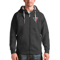 Толстовка на молнии Washington Wizards Antigua NBA 75th Anniversary - Charcoal