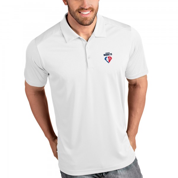 Поло Denver Nuggets Antigua NBA 75th Anniversary Tribute - White