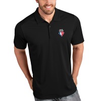 Футболка поло Portland Trail Blazers Antigua NBA 75th Anniversary - Black