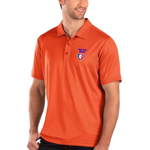 Поло New York Knicks Antigua NBA 75th Anniversary Balance - Orange