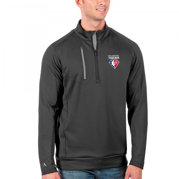 Кофта Philadelphia 76ers Antigua NBA 75th Anniversary Generation - Charcoal