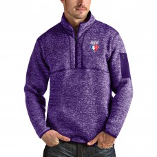 Толстовка на короткой молнии Phoenix Suns Antigua NBA 75th Anniversary Fortune - Heathered Purple
