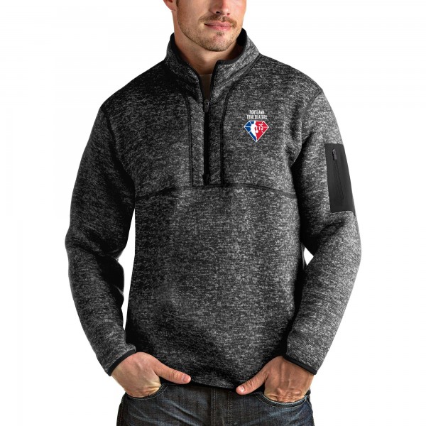 Кофта Portland Trail Blazers Antigua NBA 75th Anniversary Fortune - Heathered Black