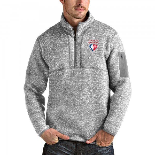 Кофта Toronto Raptors Antigua NBA 75th Anniversary Fortune - Heathered Gray