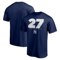 New York Yankees Fanatics Navy Hometown World Series Titles T-Shirt