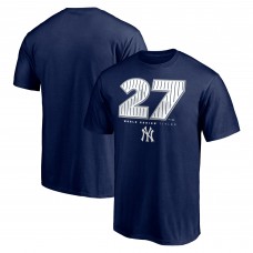 New York Yankees Fanatics Navy Hometown World Series Titles T-Shirt