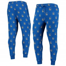 Golden State Warriors The Wild Collective Allover Logo Jogger Pants - Royal