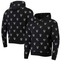 Толстовка Unisex Brooklyn Nets The Wild Collective Black Allover Logo