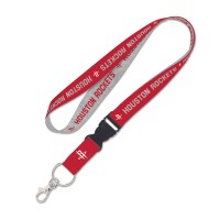 Houston Rockets WinCraft Heathered Lanyard with Detachable Buckle