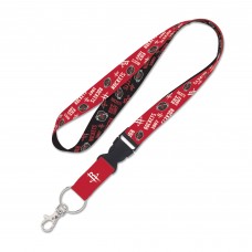 Houston Rockets WinCraft Scatter Lanyard with Detachable Buckle