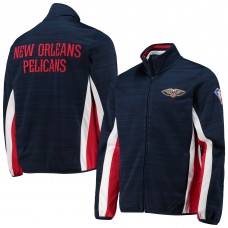 Куртка на молнии New Orleans PelicansG-III Sports by Carl Banks 75th Anniversary Power Forward Space-Dye- Navy