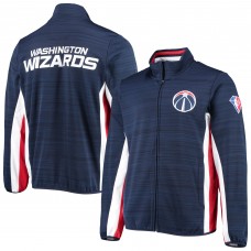 Куртка на молнии Washington WizardsG-III Sports by Carl Banks 75th Anniversary Power Forward Space-Dye- Navy