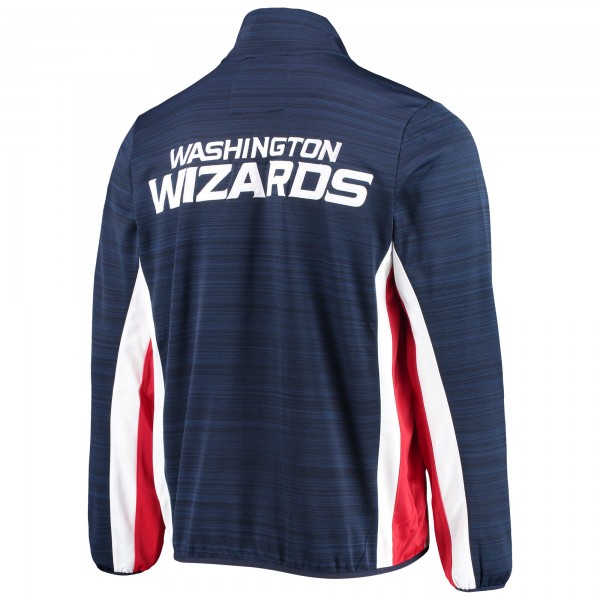 Куртка на молнии Washington WizardsG-III Sports by Carl Banks 75th Anniversary Power Forward Space-Dye- Navy