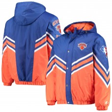 Куртка с капюшоном New York Knicks Starter The Maximum - Royal/Orange
