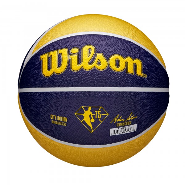 Баскетбольный мяч Indiana Pacers Wilson Unsigned City Edition Collectors