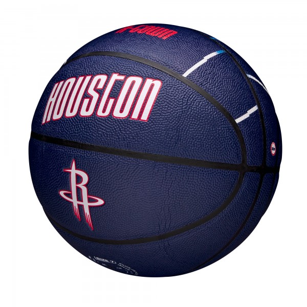 Баскетбольный мяч Houston Rockets Wilson Unsigned City Edition Team Logo Collectors