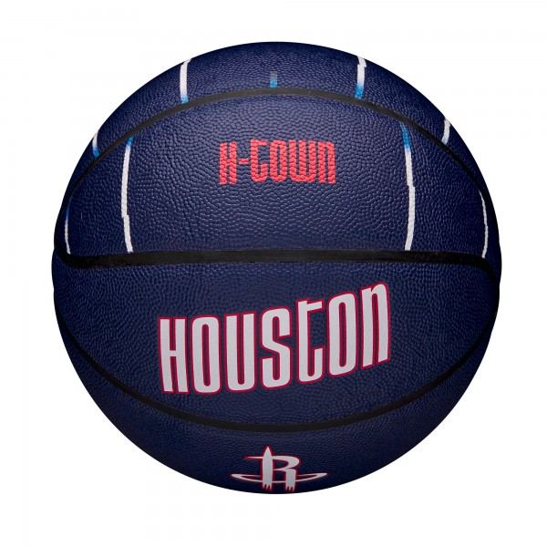 Баскетбольный мяч Houston Rockets Wilson Unsigned City Edition Team Logo Collectors
