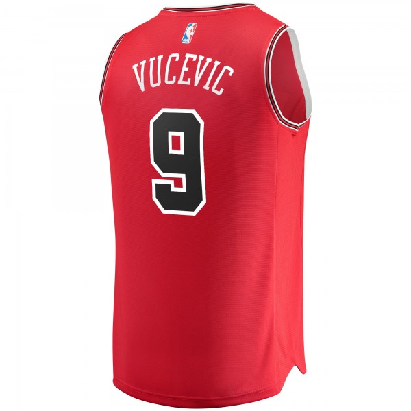 Игровая джерси Chicago Bulls Nikola Vucevic Red Fast Break Road Replica - Icon Edition