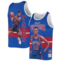 Майка Dennis Rodman Detroit Pistons Mitchell & Ness Hardwood Classics Player - Blue