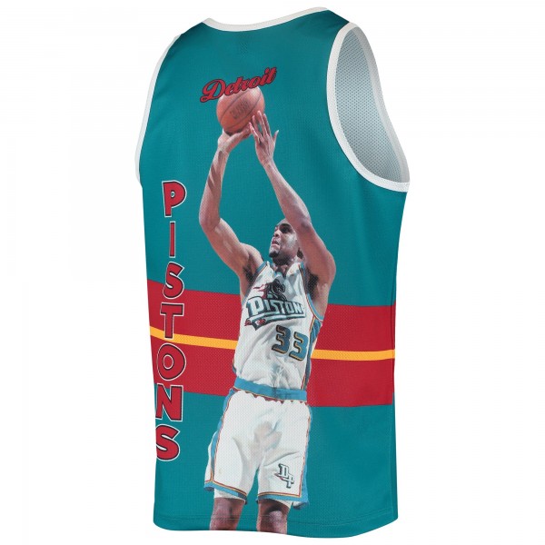 Майка Grant Hill Detroit Pistons Mitchell & Ness Hardwood Classics - Teal
