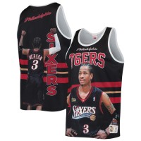 Майка Allen Iverson Philadelphia 76ers Mitchell & Ness Hardwood Classics - Black