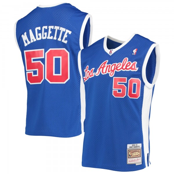 Игровая форма  Corey Maggette LA Clippers Mitchell & Ness 2001/02 Hardwood Classics Swingman - Royal