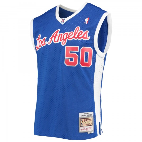 Игровая форма  Corey Maggette LA Clippers Mitchell & Ness 2001/02 Hardwood Classics Swingman - Royal